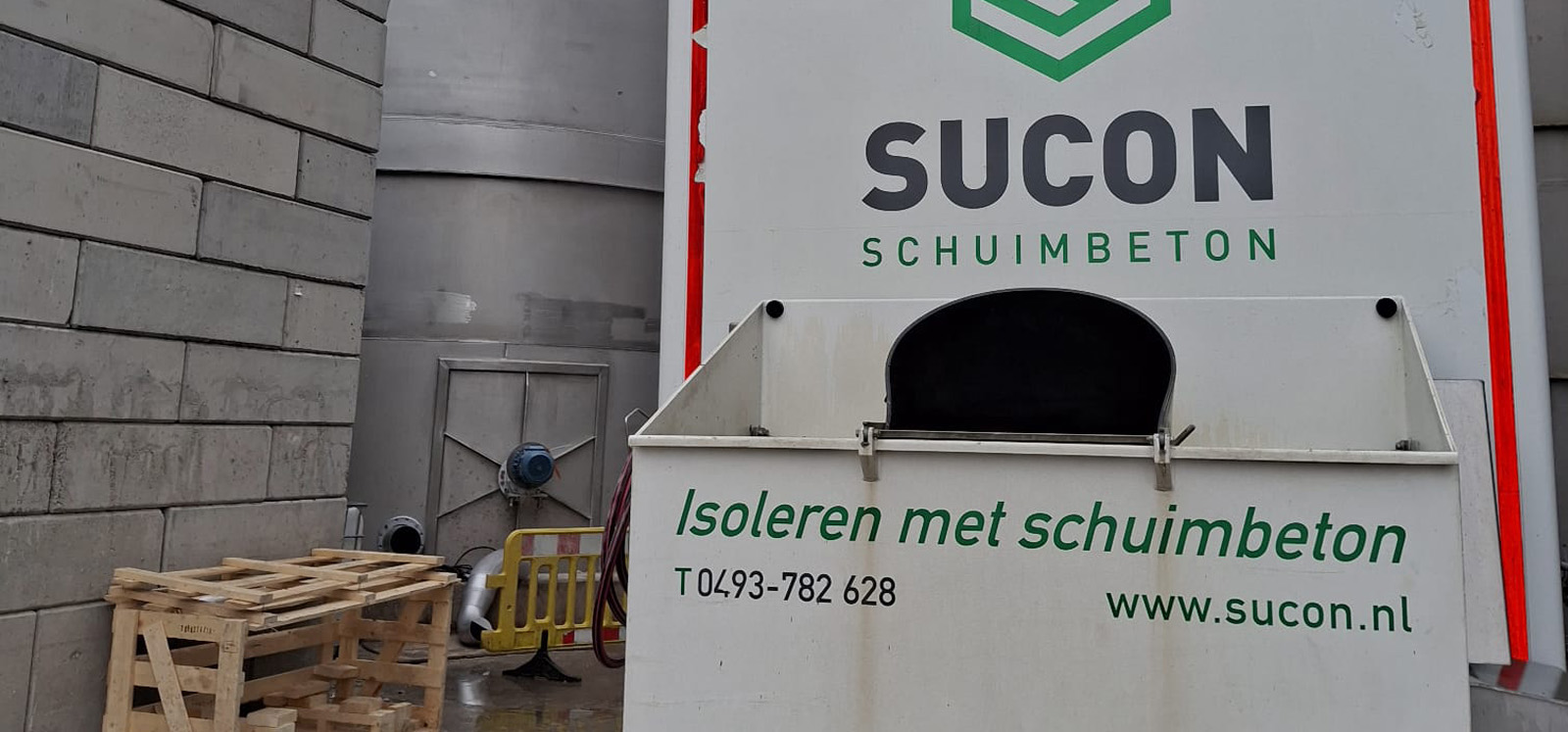sucon schuimbeton - tankbodem